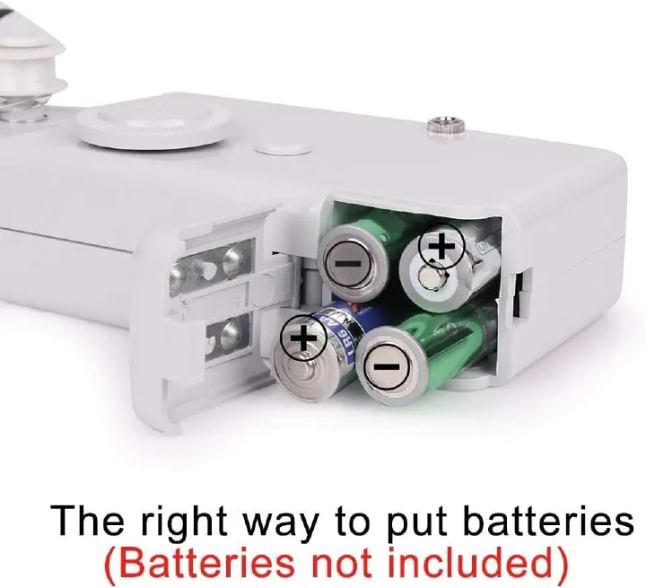 Portable Mini Sewing Machine - Handheld Electric Quick Handy Stitch Tool for Fabric, Clothing, Kids Cloth - Home and Travel Use