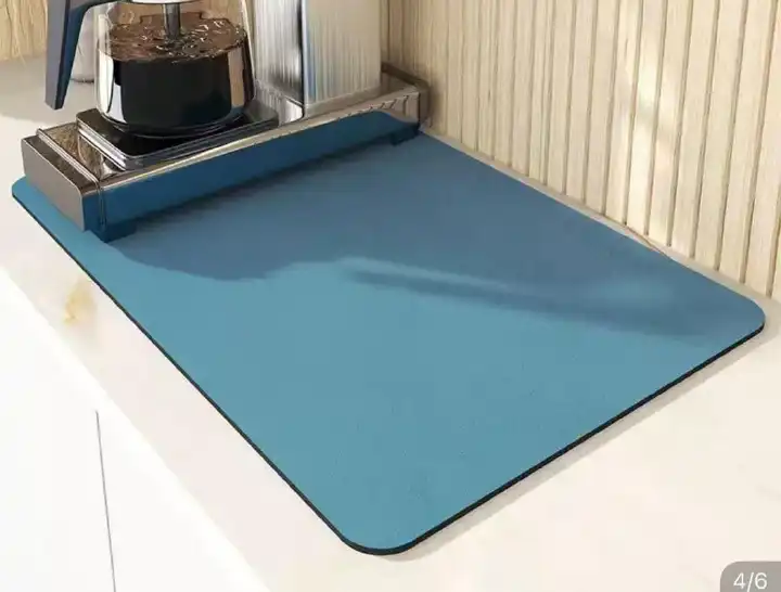Rubber Bar Service Mats, Non-Slip Rubber Bar Mats, Whiskey Beer Coffee Glass Mats, Durable Countertop Spill Mats, Spill Mat for Kitchen Restaurants Coffee Bars Counter