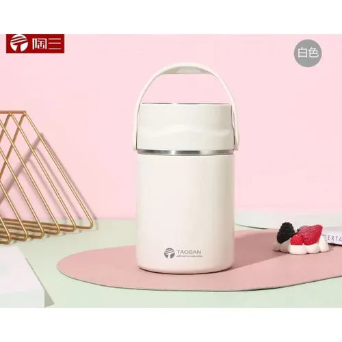 Portable Stainless Steel Hot Food Flasks With A Spoon 800ml