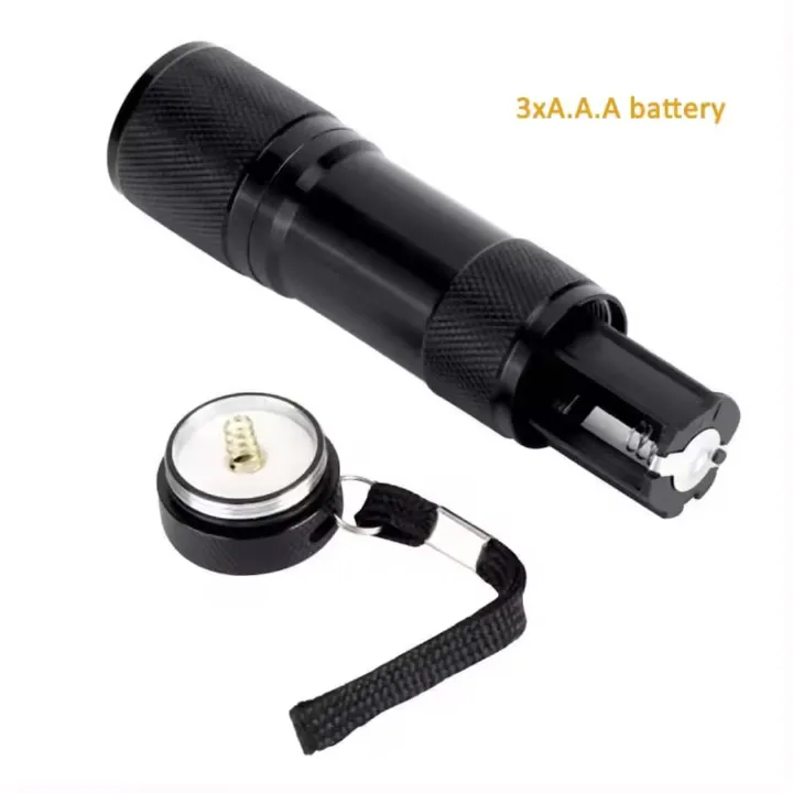 Portable Mini Torch, Super-Bright Mini LED Bulb Pocket Torches - Small Keyring Torch Flashlight for Camping, Hiking, Travelling, Outdoors and More 3 Battery operated (Battery not included/Mix Color)