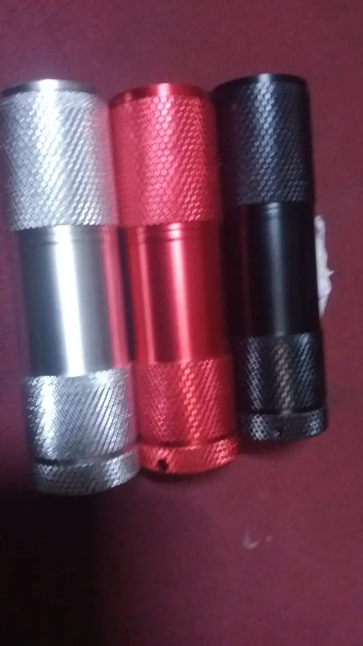 Portable Mini Torch, Super-Bright Mini LED Bulb Pocket Torches - Small Keyring Torch Flashlight for Camping, Hiking, Travelling, Outdoors and More 3 Battery operated (Battery not included/Mix Color)