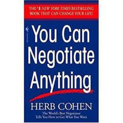 You Can Negotiate Anything
Book by Herb Cohen
