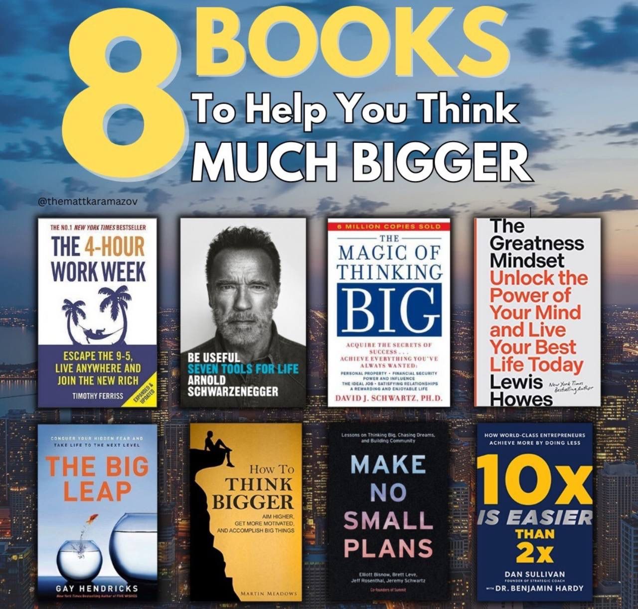 8 books to make you think much bigger