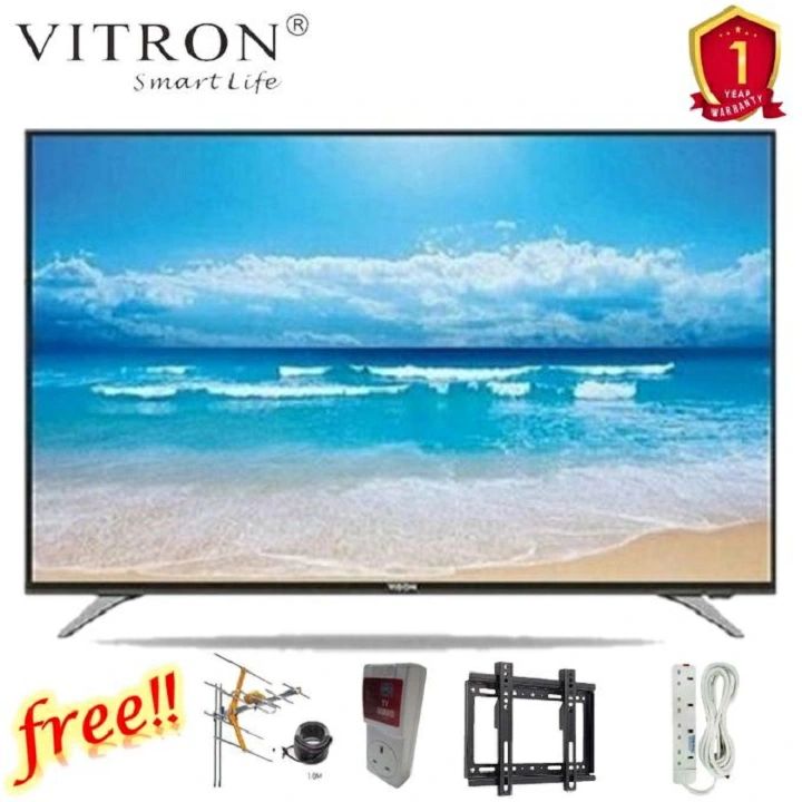 VITRON 32" Inch DIGITAL TELEVISION FRAMELESS HTC3218 LED TV USB ,HDMI ports Inbuilt Decoder for FREE to Air Channels Wide Color Enhancer 14 Months Warranty