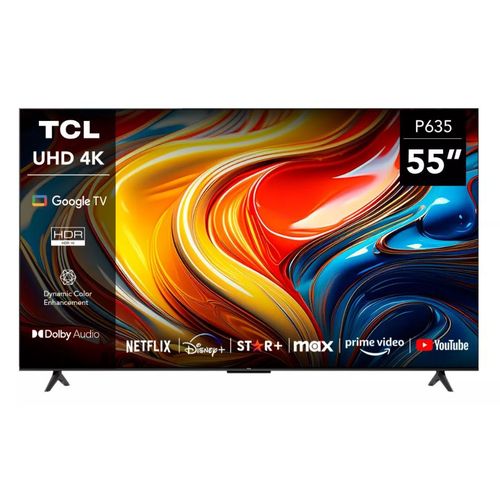 TCL 55" Inch 4K Dolby Vision Atmos Onkyo 2.1CH Slim & Uni-body Google TV - YOUTUBE,NETFLIX-BLUETOOTH (12 MONTHS WRTY)
