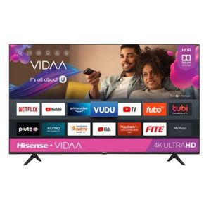 Hisense 43'' Inch 43A6 series,BLUETOOTH ENABLED TV, SMART ULTRA HD 4K TELEVISION, HDR Frameless,Netflix-TV,DOLBY AUDIO,VIDAA OS (2 YRS WRTY)