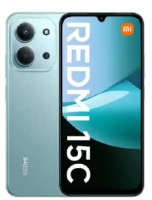 REDMI 15C 128GB Storage Upto 8(4+4)GB Ram 6.9'' FHD Immersive Display 50MP Main Cam +8MP front 6000mAh 33W Fast Charger Xiaomi Hyper OS Side Fingerprint Smartphone smart phones