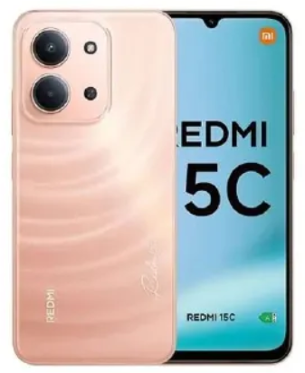 REDMI 15C 128GB Storage Upto 8(4+4)GB Ram 6.9'' FHD Immersive Display 50MP Main Cam +8MP front 6000mAh 33W Fast Charger Xiaomi Hyper OS Side Fingerprint Smartphone smart phones