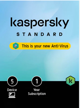 Kaspersky Standard Anti-Virus 5 Devices 1 Year efficient solution comprehensive protection