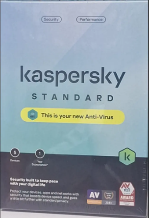 Kaspersky Standard Anti-Virus 5 Devices 1 Year efficient solution comprehensive protection