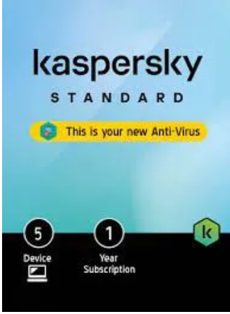 Kaspersky Standard Anti-Virus 5 Devices 1 Year efficient solution comprehensive protection