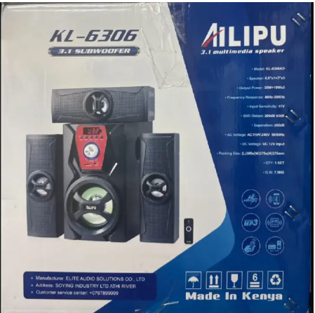 AILIPU KL-6306 3.1-CHANNEL MULTIMEDIA SPEAKER SYSTEM