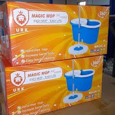360° Spin Magic Mop with Bucket – Easy Cleaning System