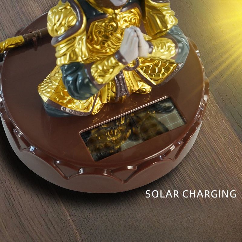 Black Myth Wukong Car ornament| Car Solar ornament| Creative Trendy Plastic Car Ornament|solar charging Wukong ornament