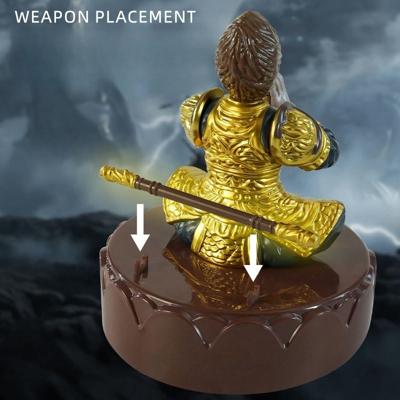 Black Myth Wukong Car ornament| Car Solar ornament| Creative Trendy Plastic Car Ornament|solar charging Wukong ornament