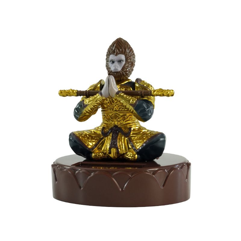 Black Myth Wukong Car ornament| Car Solar ornament| Creative Trendy Plastic Car Ornament|solar charging Wukong ornament