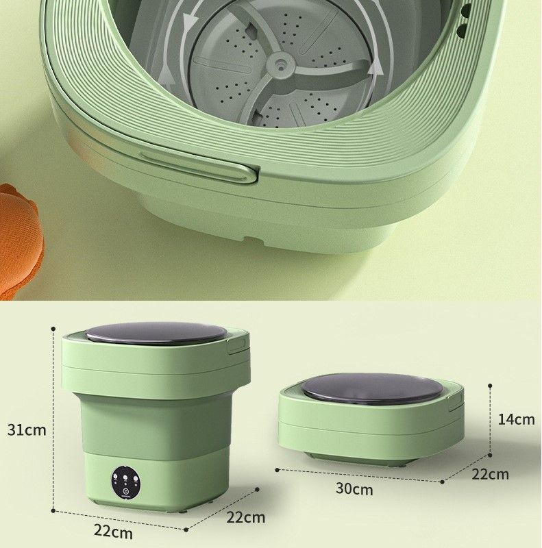 Portable folding Mini washing machine Underwear socks washing machine Mini folding washing and spin dry machine washer Portable Washers Mini Washer