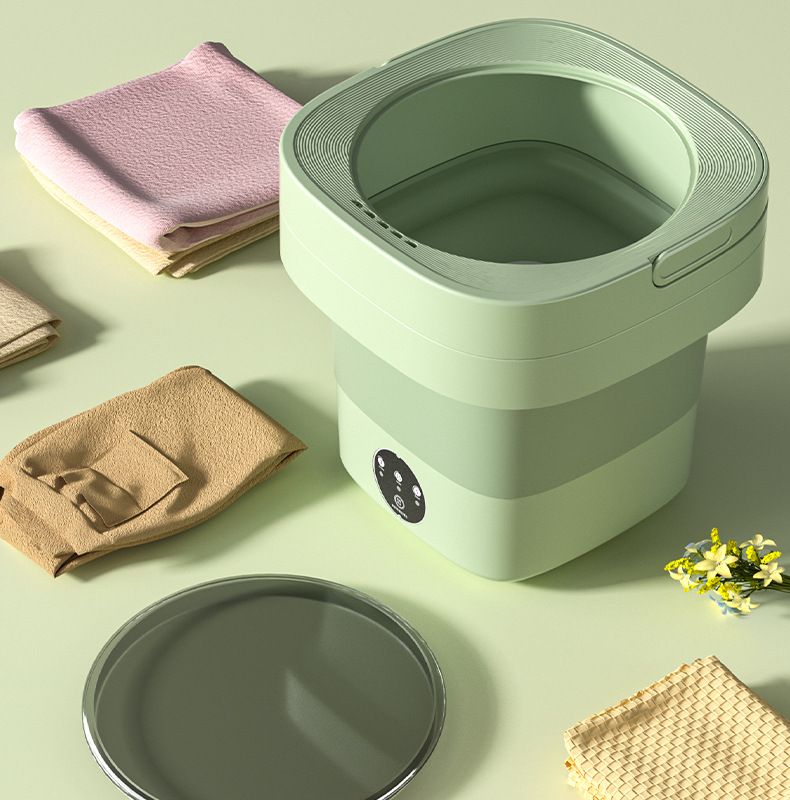 Portable folding Mini washing machine Underwear socks washing machine Mini folding washing and spin dry machine washer Portable Washers Mini Washer
