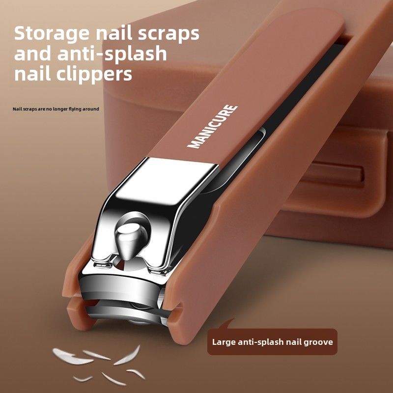 7PCS in set Portable new nail cutting tool set anti splash nail clipper set for home professional nail trimming