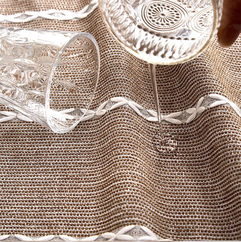 Table cloth Modern minimalist dining table cloth, home decoration table cloth, rectangular imitation cotton and linen tea table tablecloth, home dining table tablecloth