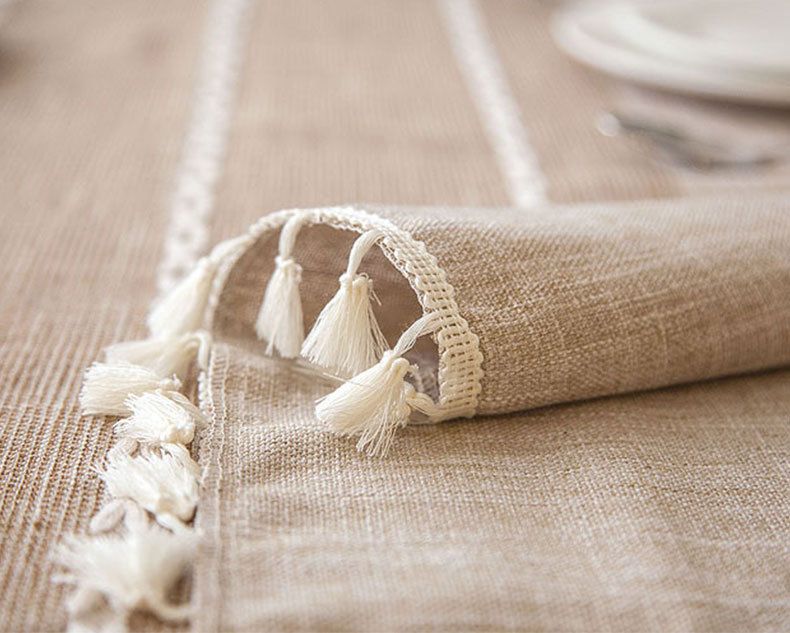 Table cloth Modern minimalist dining table cloth, home decoration table cloth, rectangular imitation cotton and linen tea table tablecloth, home dining table tablecloth