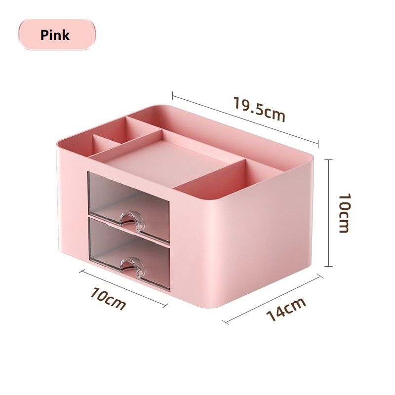 Desktop drawer style storage box, makeup box, plastic household multifunctional storage box, jewelry box, office desk storage box