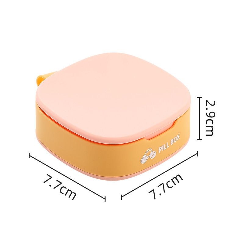 Portable Small Mini Medicine Box 7-day Pill Box Medicine Packaging Box Portable Pill organizer Medicine Sealed Storage box