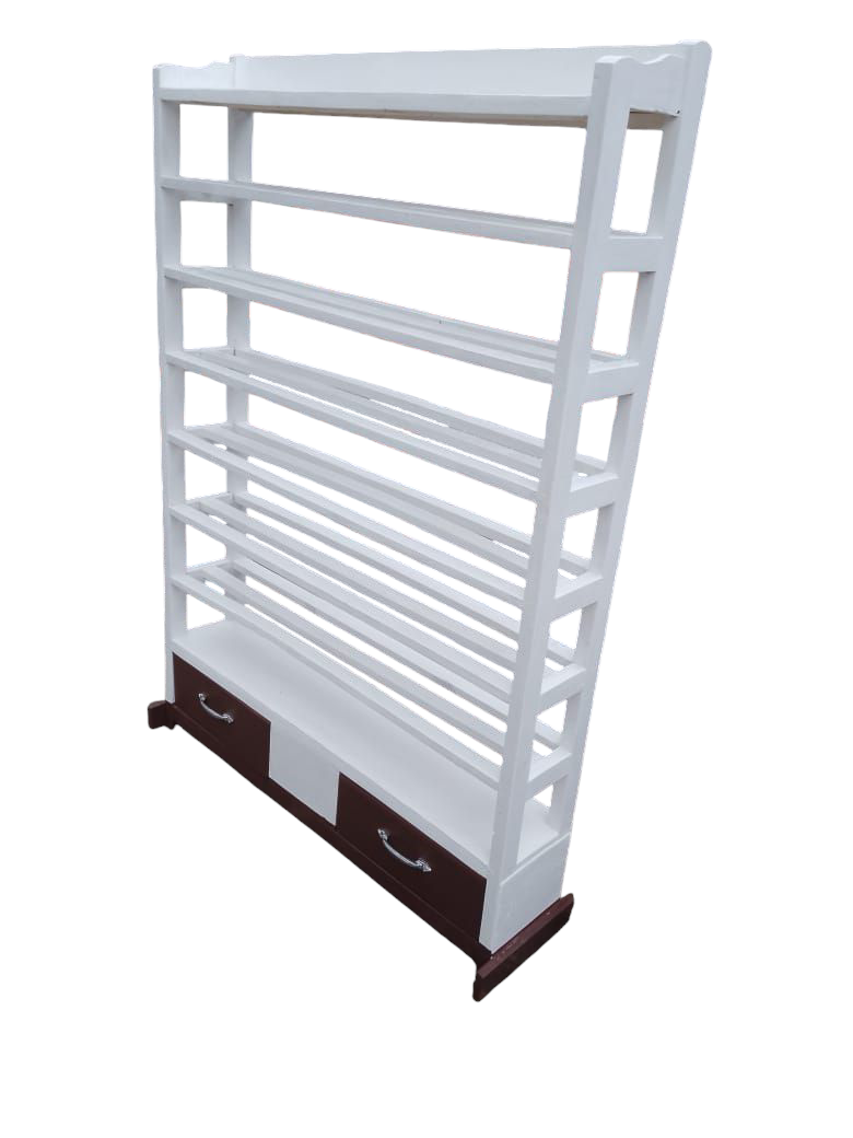 (Offer price 6 layers) Wooden Shoe Rack Economical Shoe Shelf Simple Shoe Cabinet Multi-layer Assembly Door Dormitory Organizer Shoe Storage Rack as picture with storage drawers as picture
