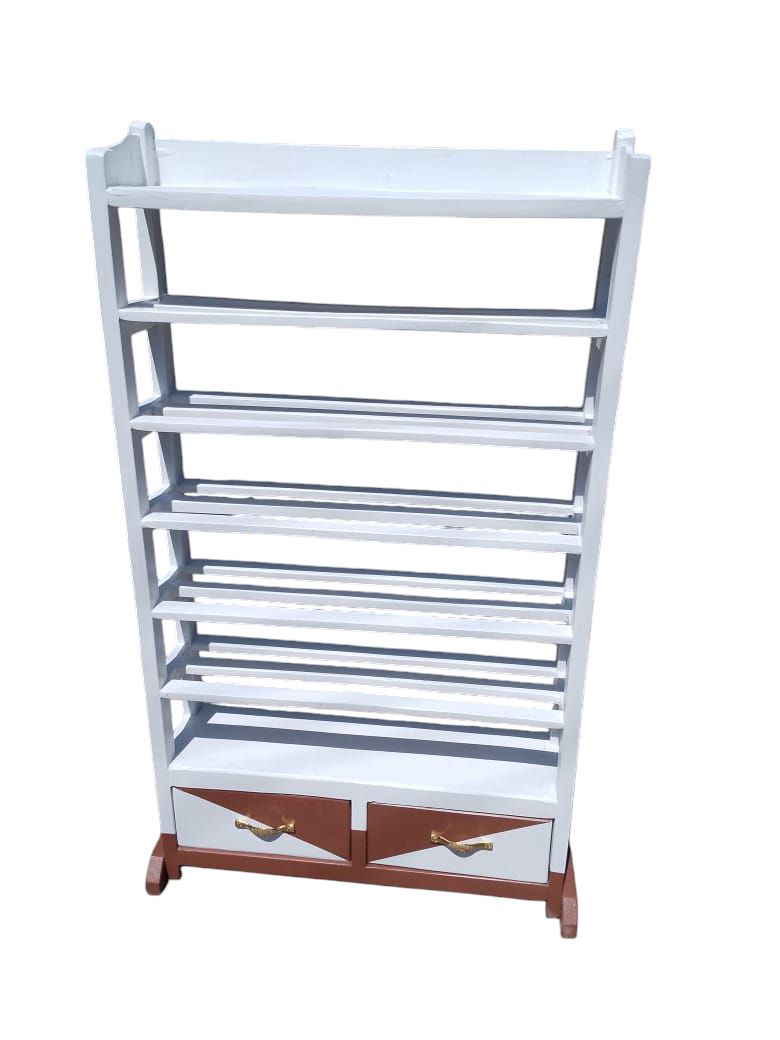 (Offer price 6 layers) Wooden Shoe Rack Economical Shoe Shelf Simple Shoe Cabinet Multi-layer Assembly Door Dormitory Organizer Shoe Storage Rack as picture with storage drawers as picture