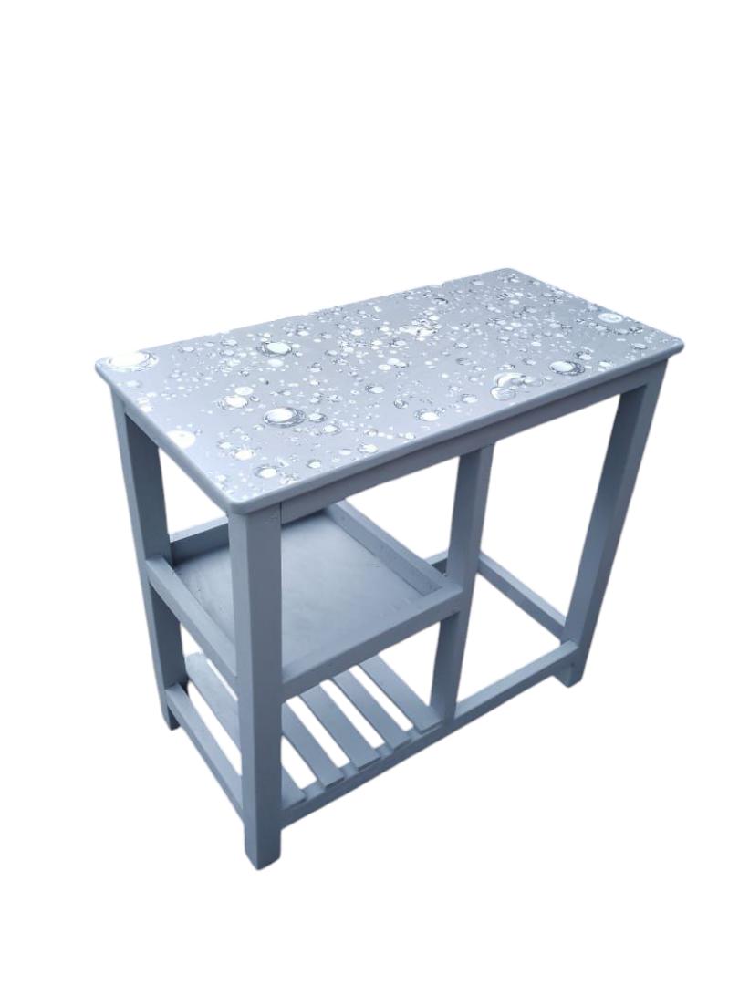 (offer price)Modern strong and classic kitchen table,Wooden strong Kitchen table with racks. as picture