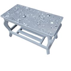 [Superior Quality] Small New Design Modern stylish rectangular design coffee table with storage for living room, fashionable appealing finish as picture multiple colours