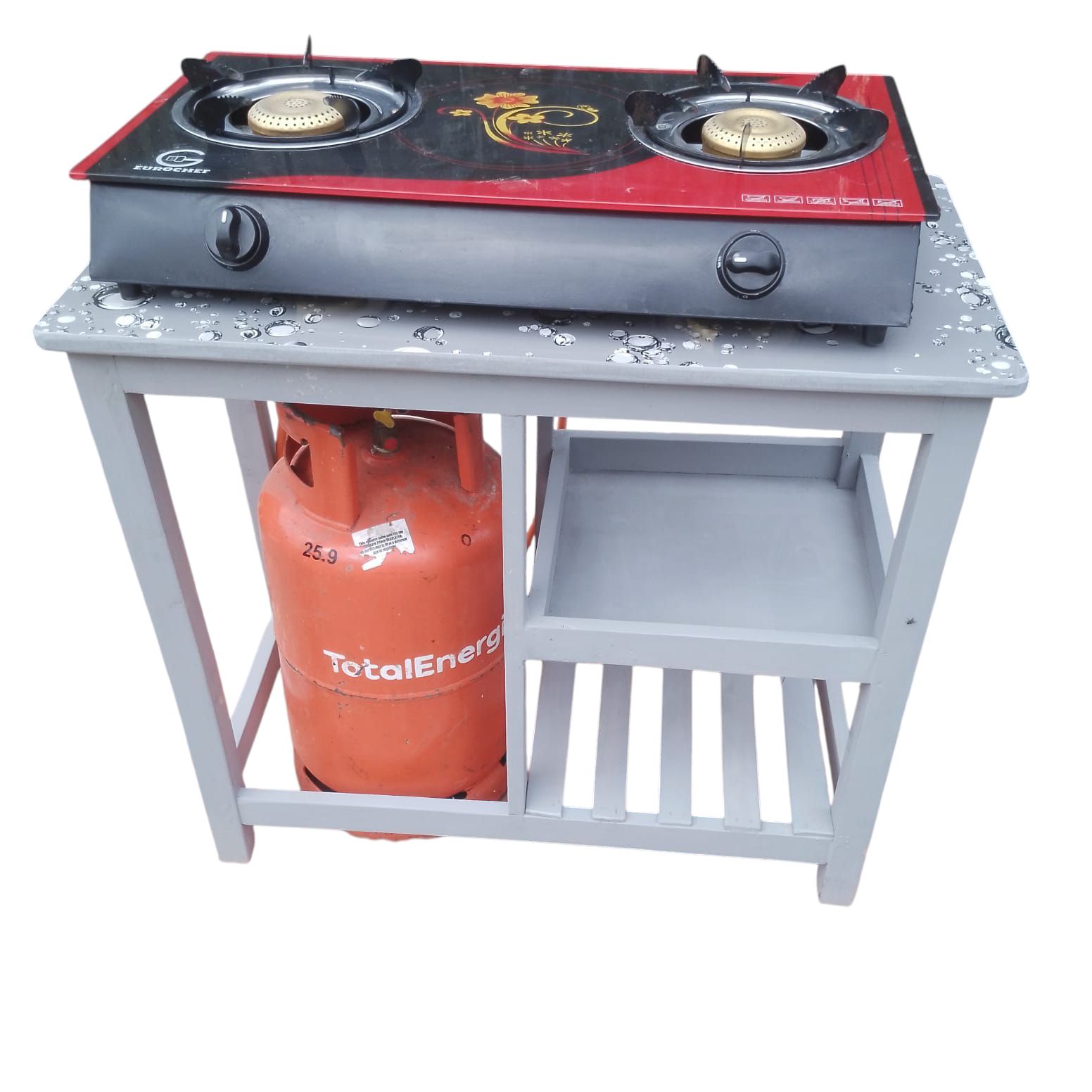 [SUPERIOR QUALITY] (offer price)Modern strong and classic kitchen table,Wooden strong Kitchen table with racks. as picture