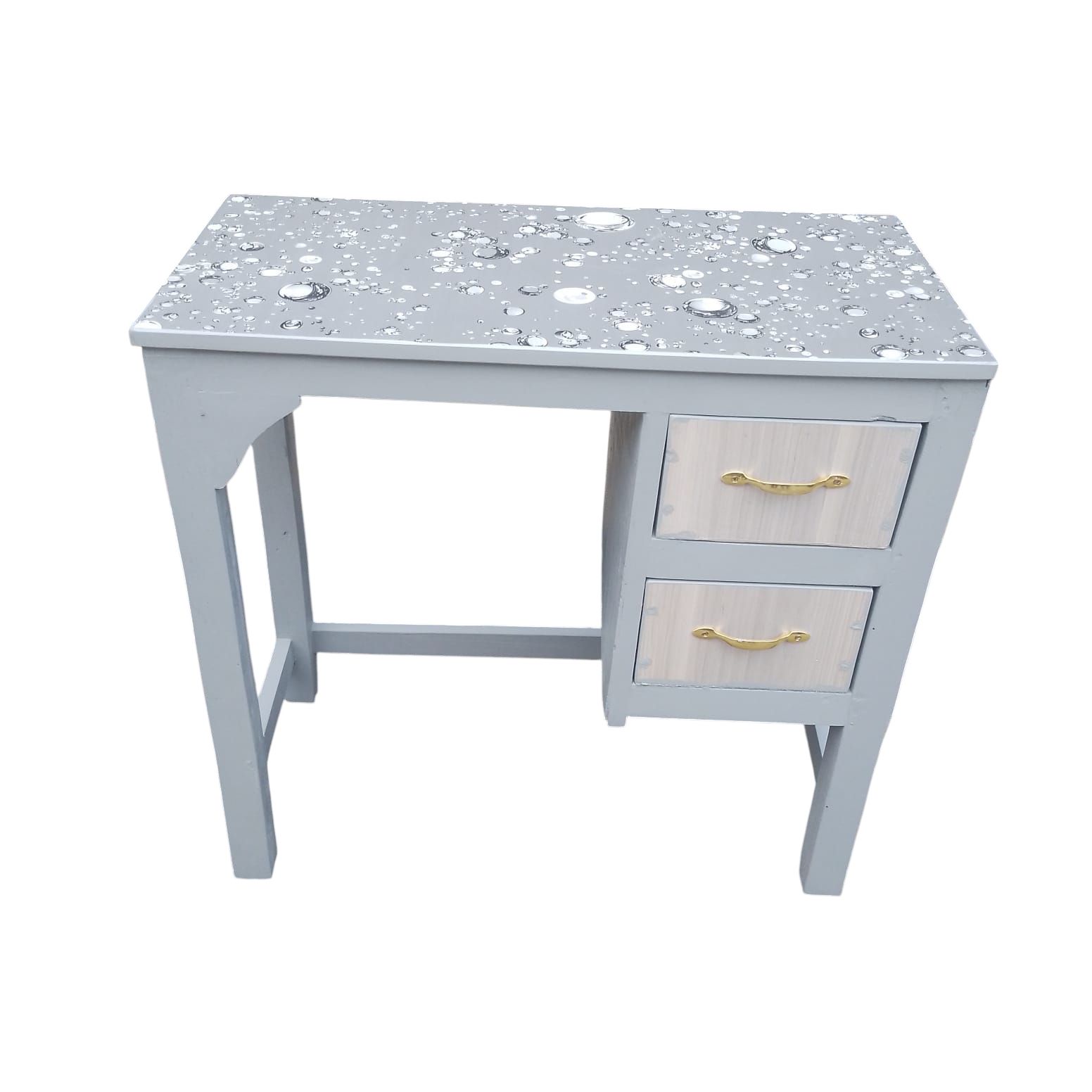[SUPERIOR QUALITY] 0.8 Meters Gray/Brown Office & Study Desk – Durable, Comfortable & Perfect for Home or Office Useable Good Posture Comfortable Ideal for home and office use durable Brown/gray