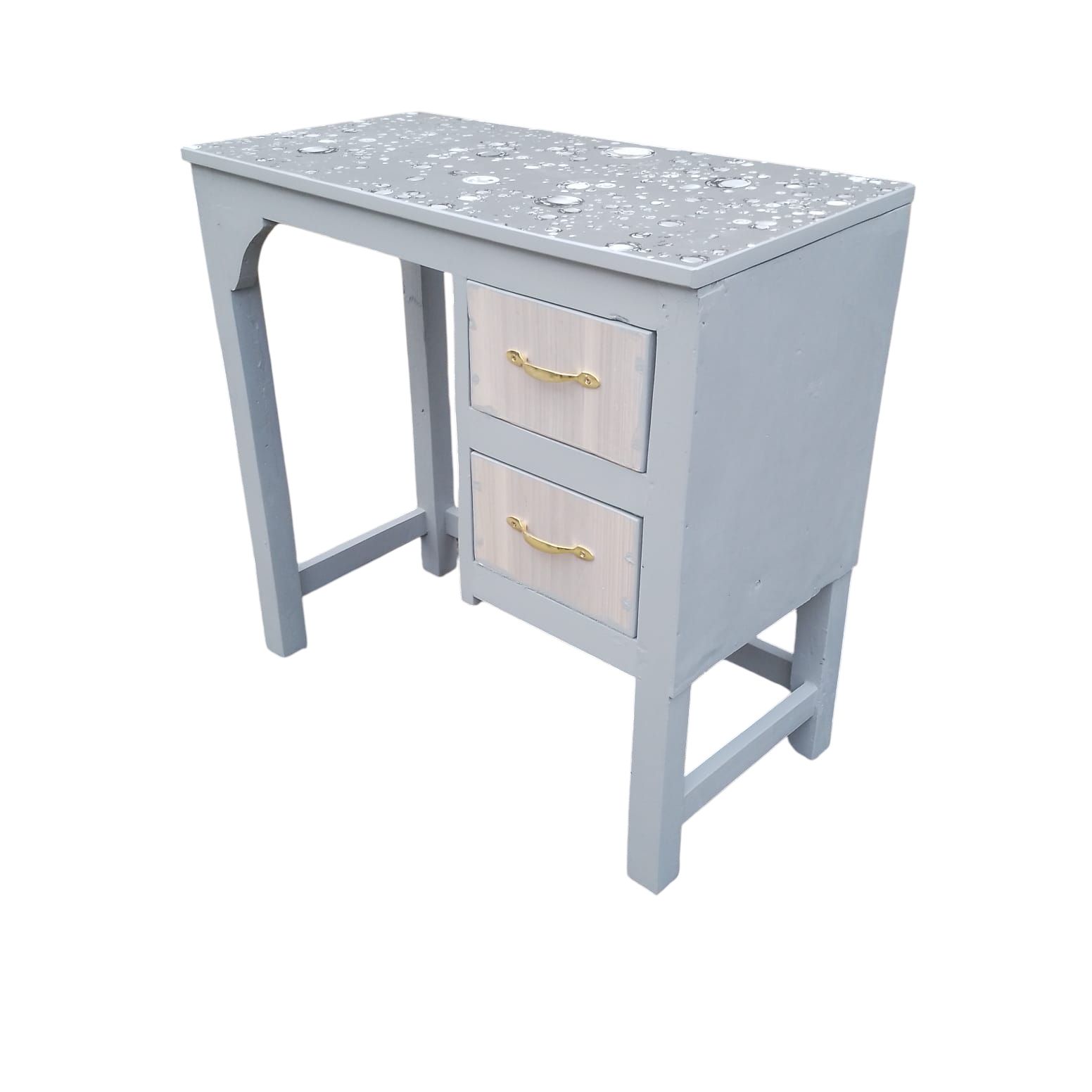 [SUPERIOR QUALITY] 0.8 Meters Gray/Brown Office & Study Desk – Durable, Comfortable & Perfect for Home or Office Useable Good Posture Comfortable Ideal for home and office use durable Brown/gray