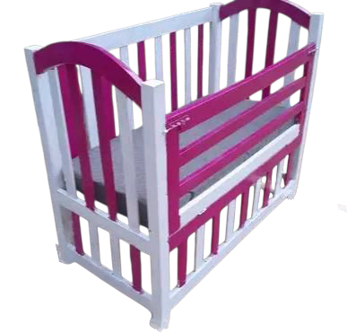 [superior Quality] Baby Wooden Bed With single sleeping level baby coat bed Breathable, Good Finishing- Size 2ft by 4ft multiple color's amazing design as picture.