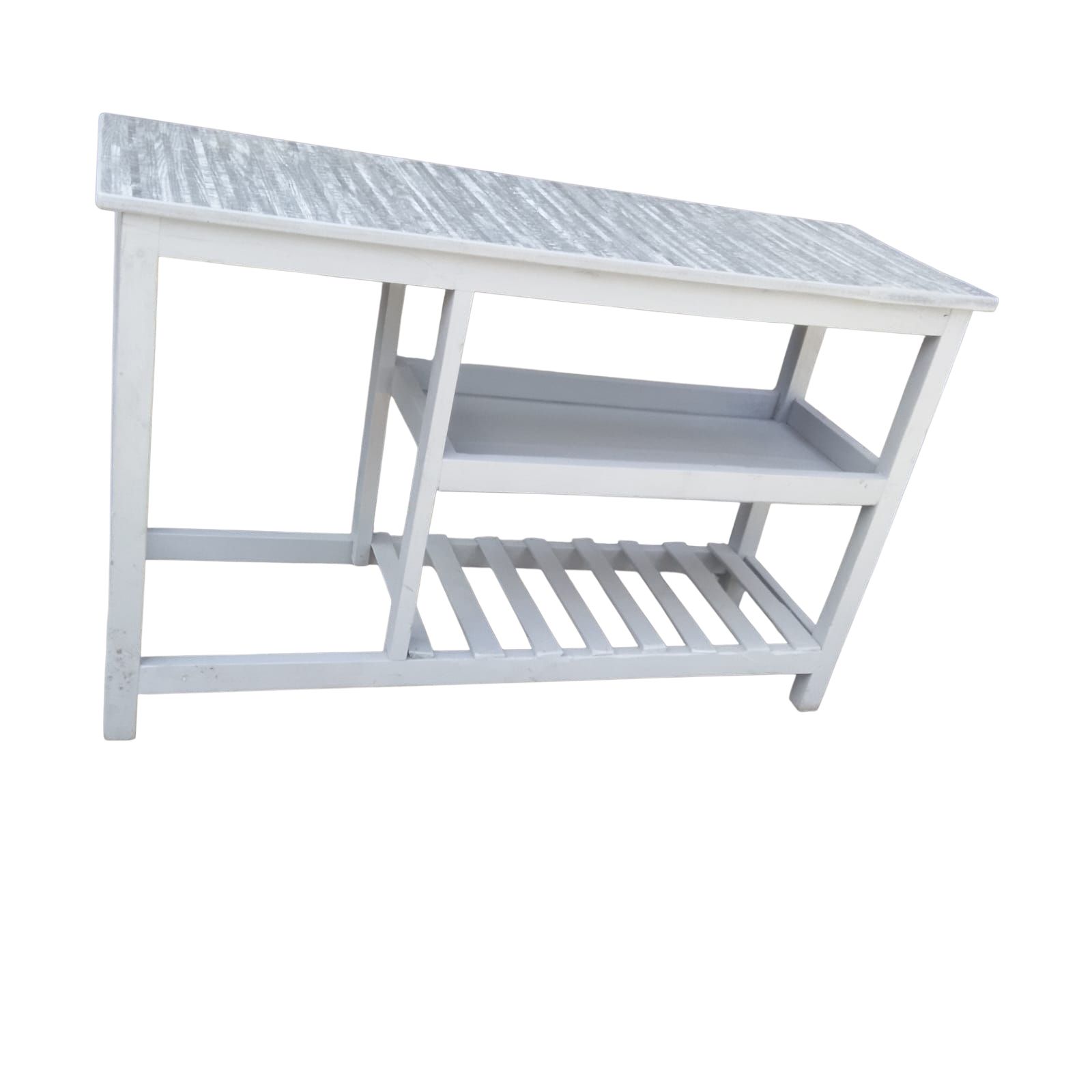 [SUPERIOR QUALITY] EXTRA LARGE Modern strong and classic kitchen table,Wooden strong Kitchen table with racks. as picture
