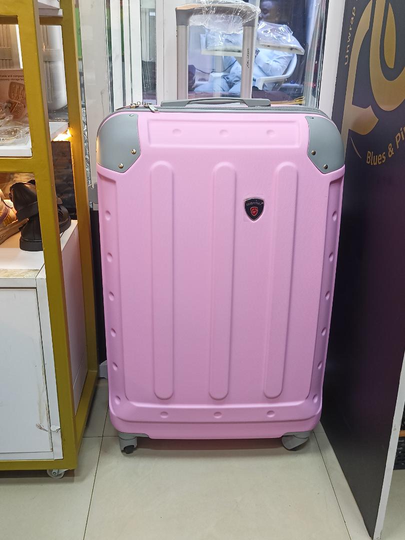 medium size fibre suitcase