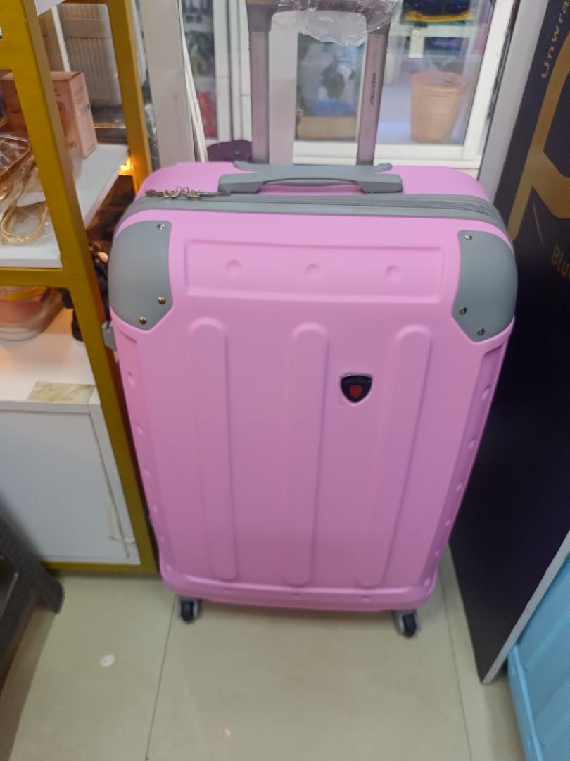 medium size fibre suitcase