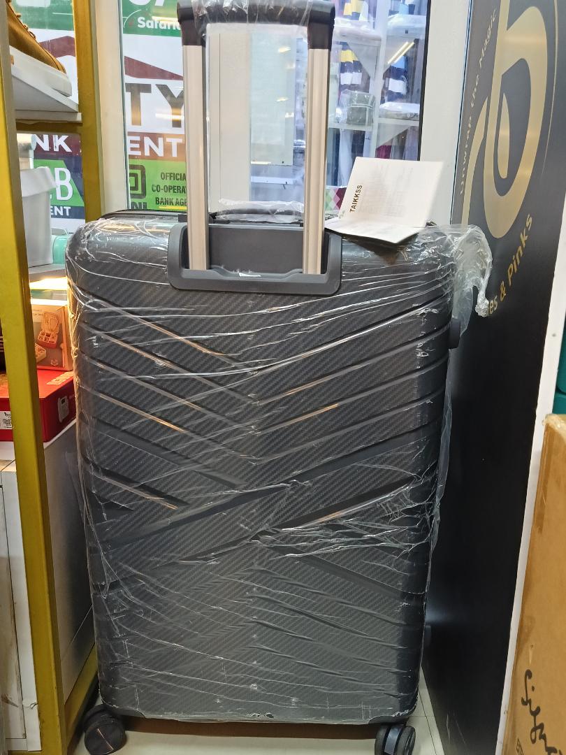 Unbreakable grey Large  suitcase