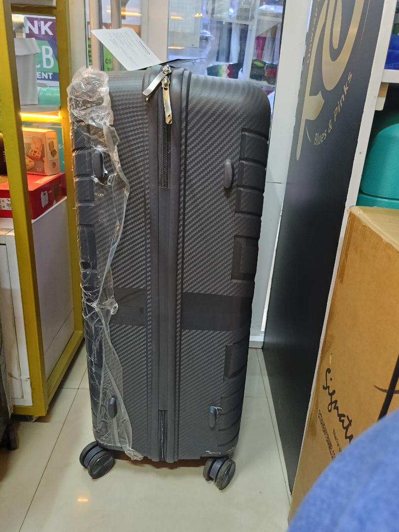 Unbreakable grey Large  suitcase