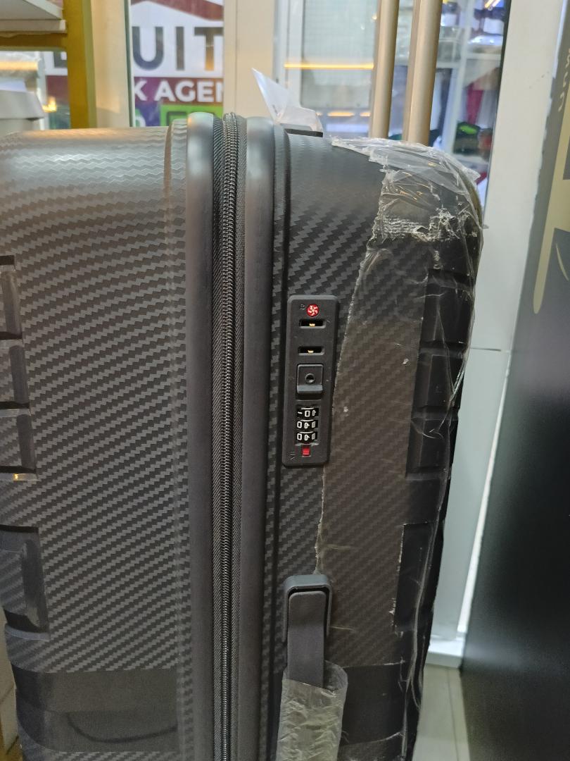 Unbreakable grey Large  suitcase