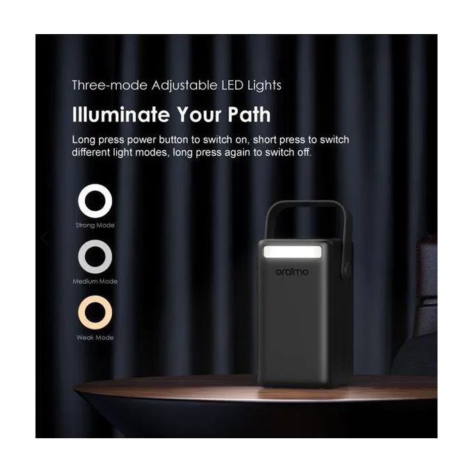 Oraimo PowerBox 500 50,000mAh 22.5W Fast Charging Power Bank – High-Capacity, Dual USB Output, Type-C Input (OPB-P500QN)