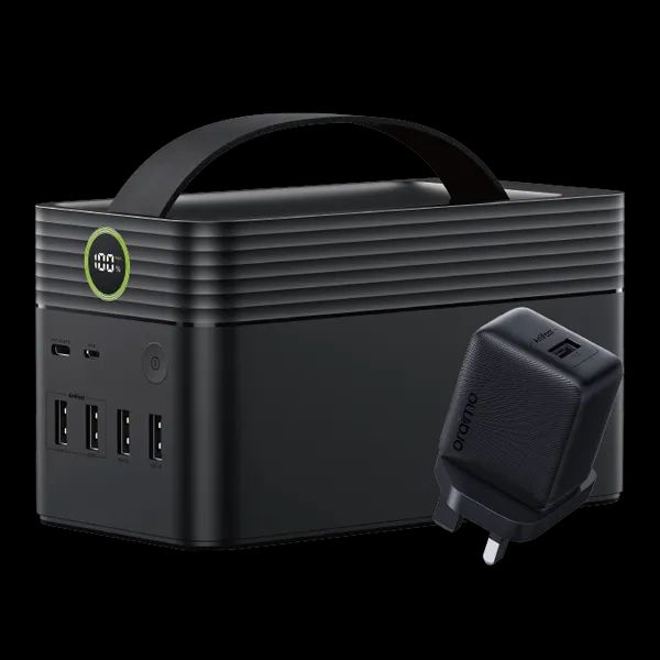 Oraimo PowerBox 600 60,000mAh Power Bank – Ultra-High Capacity, Fast Charging, Dual USB Output (Model OPB-P600Q)