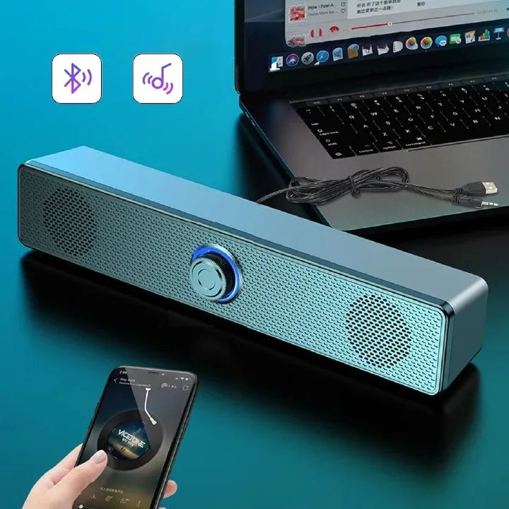 Surround sound bar wired computer speaker stereo subwoofer for desktop laptop TV mini speaker home theater system