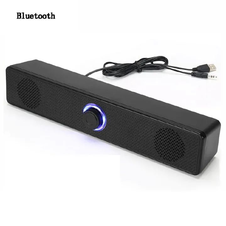 Surround sound bar wired computer speaker stereo subwoofer for desktop laptop TV mini speaker home theater system