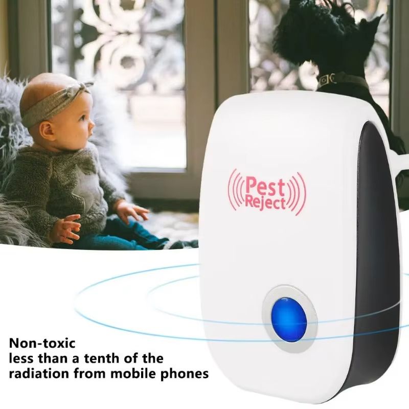 Electronic Pest Reject Ultrasound Mouse Cockroach Repeller Device Insect Rat Spider Mosquito Killer Pest For Control Home Office