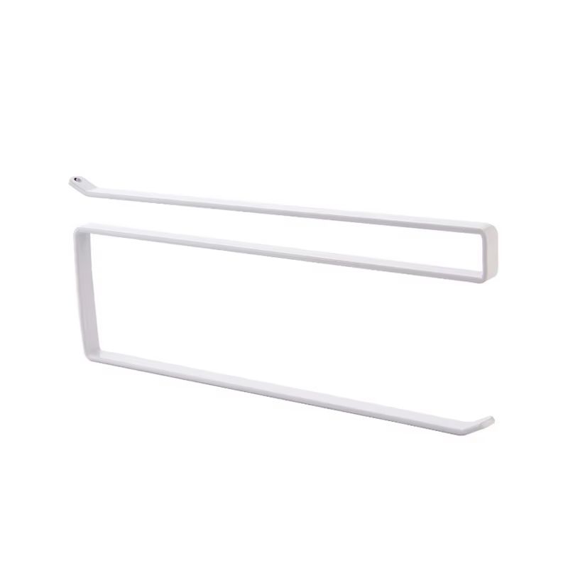 Paper Roll Holder Towel Rack Cling Film Storage Rack Bathroom No Punching Storage Rack Hanging Shelf Kitchen Tissue Accessories