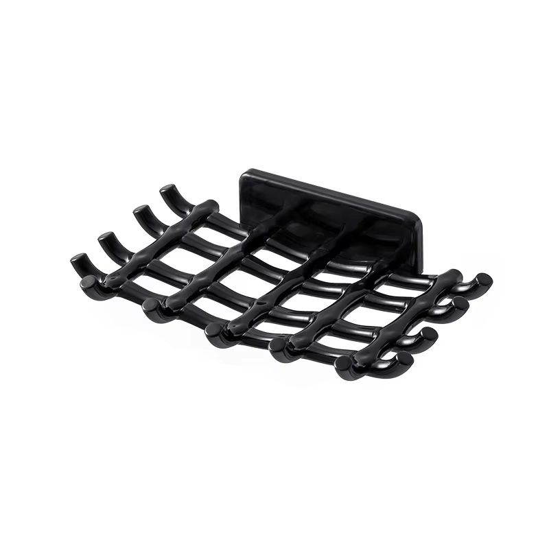 Soap Box Wall Mounted Drainage Shelf For Home Use No Punching High-end Bathroom New Soap Dish Rack Hooks For High-end Bathrooms