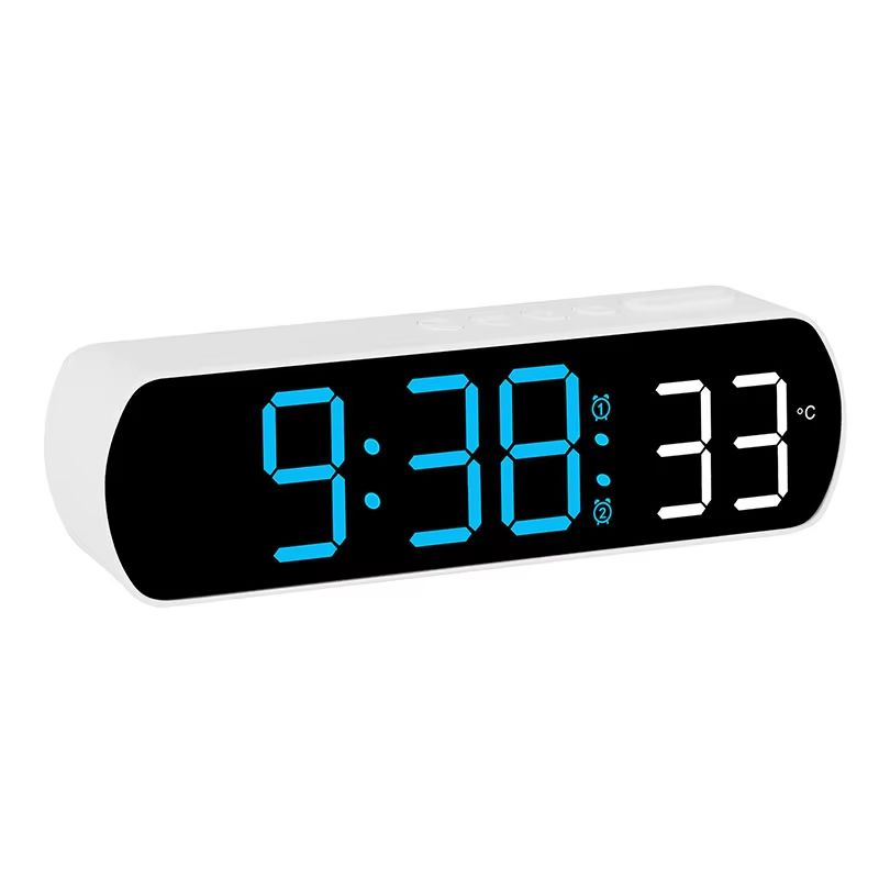 Digital Alarm Clock Travel Electronic Clock with Temperature for Bedroom Office Kitchen Home Decoration Niditon