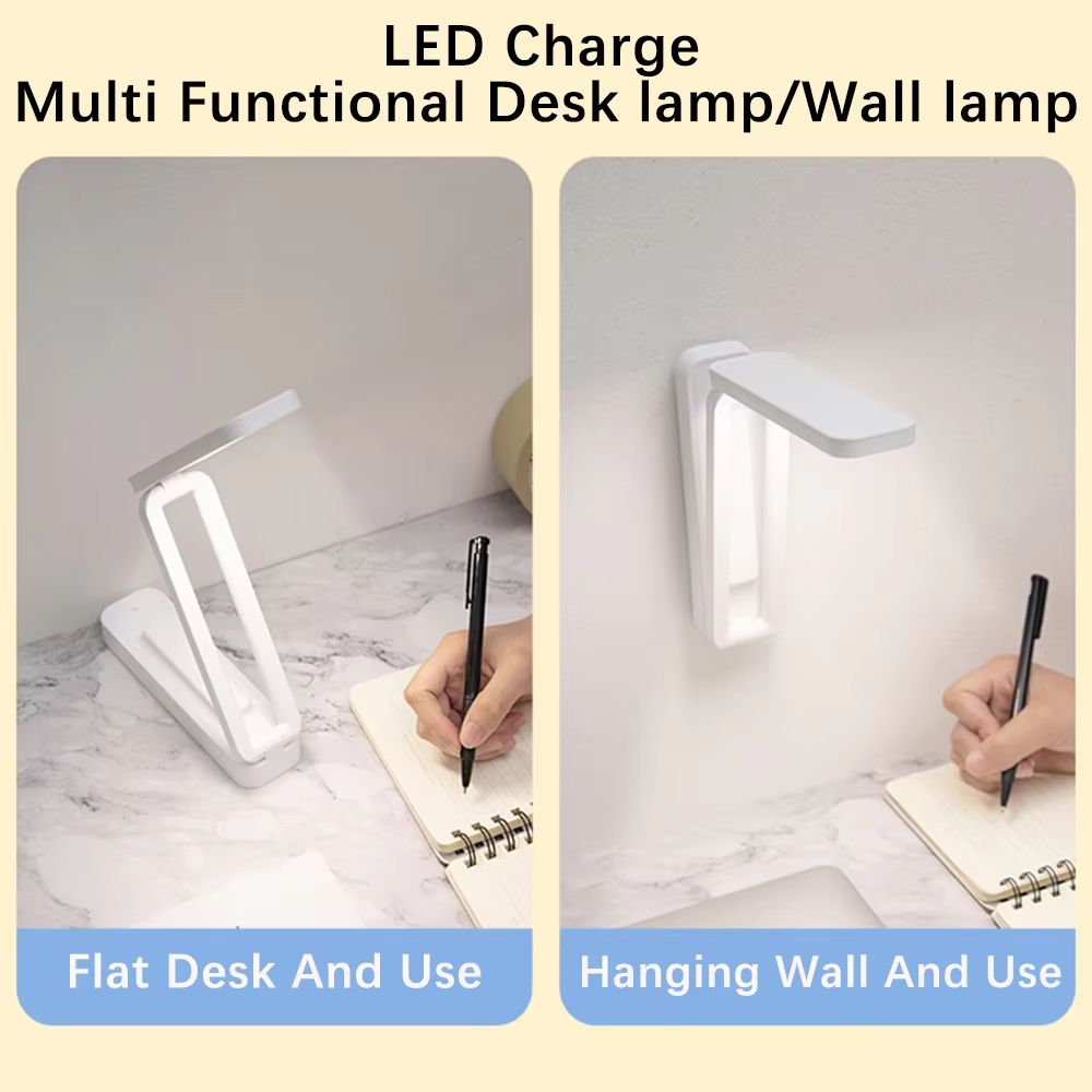 Rechargeable Table Lamp Dimmable Night Light Folding LED Touch Home Dormitory Bedroom Desk Lighting Remote Control wall Led Lamp